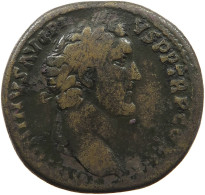 ROME EMPIRE SESTERTIUS  Antoninus Pius (138-161) #t156 0279 - The Anthonines (96 AD To 192 AD)