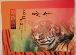 Chine Cina China  Year Of The Tiger 1998 MNH SS Stamps - Astrologie