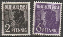 All. Besetzung, Gemeinschaftsausgaben 1947/48 Mi-Nr.943 - 944  O Gestempelt ( A 1831/2 ) Günstige Versandkosten - Used