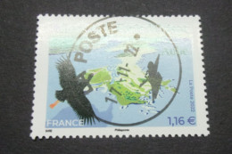 5628 OBLITERATION RONDE  SUR TIMBRE NEUF LAC FORET ORIENT - Usados