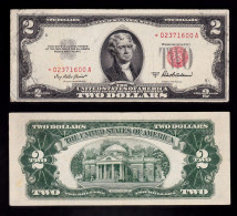 USA 2 DOLLARI 1953 PIK 380 REPLACEMENT  BB - Billets Des États-Unis (1928-1953)