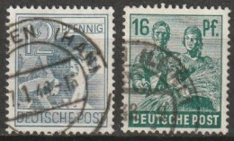 All. Besetzung, Gemeinschaftsausgaben 1947/48 Mi-Nr.947 + 949  O Gestempelt ( A 1915 ) Günstige Versandkosten - Used