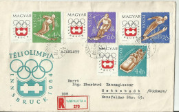 UNGARY R - CV OLIMPIC 1964 - Lettres & Documents