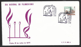 Portugal Cachet A Date Journée Collection Boîtes Allumettes 1975 Porto Event Pmk Matches Matchbook Collector Day - Postal Logo & Postmarks