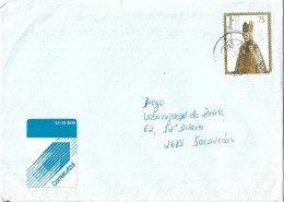 Portugal Cover Religious Art Stamp - Cartas & Documentos