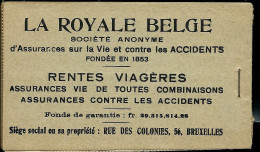 Carnet : N° A 13d (b ) Complet Mais Carton De Couverture  Un Peu Déchiré  -  état: ** - 1907-1941 Oude [A]