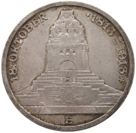 SACHSEN 3 MARK 1913 E  #t067 0095 - 2, 3 & 5 Mark Plata