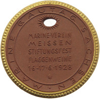 SACHSEN MEDAILLE 1928 MARINE GAUTAG SACHSEN #alb007 0143 - Autres & Non Classés