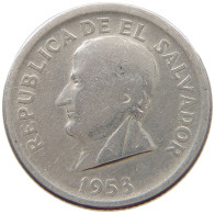 SALVADOR 25 CENTAVOS 1953  #s049 0641 - El Salvador