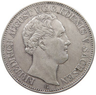 SACHSEN TALER 1844 König Friedrich August II. (1836-1854) SELTEN #t104 0011 - Taler En Doppeltaler