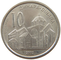 SERBIA 10 DINARA 2003  #s065 0245 - Serbien