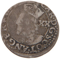 SCOTLAND 20 PENCE  CHARLES I. 1625-1649 #t082 0071 - Schots