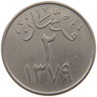 SAUDI ARABIA 2 GHIRSH 1379  #a061 0207 - Saudi Arabia