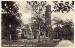 Fürth I.B. - Auferstehungskirche U.Kriegerdenkmal Gel.1933 MWST - Fürth