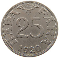 SERBIA 25 PARA 1920 Petar I. (1903-1918) #s034 0265 - Serbia