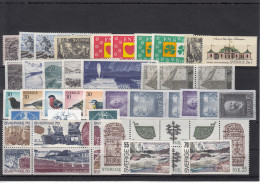 Sweden 1970 - Full Year MNH ** - Años Completos