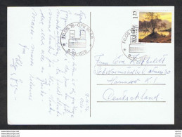 NORWAY: 9-10-1976 ILLUSTRATED POSTCARD "FILOS 76" WITH 125 Ore (688) - TO GERMANY - Brieven En Documenten