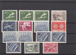 Sweden 1953 - Full Year MNH ** - Komplette Jahrgänge