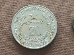 Münze Münzen Umlaufmünze Madagaskar 20 Ariary 1978 - Madagascar