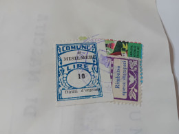 MARCHE DA BOLLO COMUNE DI MISILMERI 1961 - Revenue Stamps