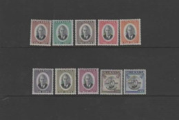 Grenada 1951 - Values To 50c Less 7c SG172-178 & 180-182 MNH Cat £13.55 SG2023 - Priced To Clear From Stock - Grenada (...-1974)