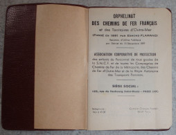 Petit Calendrier  Agenda 1964 Orphelinat Des Chemins De Fer Françaisdondé Par Edmond Flamand - 80 Pages - Petit Format : 1961-70