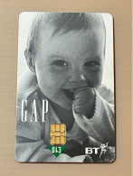 Mint UK United Kingdom British Telecom Chip Phonecard - £10 GAP Baby - Set Of 1 Mint Card - Andere & Zonder Classificatie