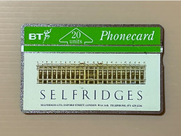 Mint UK United Kingdom - British Telecom Phonecard - BT 20 Units SELFRIDGES - Set Of 1 Mint Card - Collezioni