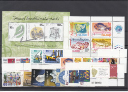 Iceland 1998 - Full Year MNH ** - Komplette Jahrgänge