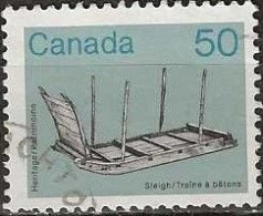 CANADA 1982 Heritage Artefacts - 50c - Sleigh FU - Used Stamps