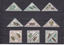 CENTRAL AFRICA - * / MLH - 1962 - INSECTS - Yv. Taxe 1/12   -   Mi. Porto 1/12 - Centrafricaine (République)