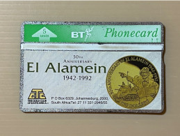 Mint UK United Kingdom - British Telecom Phonecard - BT 5 Units El Alamein £250 Coin On Card - Set Of 1 Mint Card - Collezioni