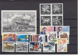 Iceland 1988 - Full Year MNH ** - Komplette Jahrgänge