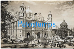 218094 MEXICO D.F BASILICA DE GUADALUPE VISTA PARCIAL POSTAL POSTCARD - Mexique