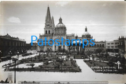 218102 MEXICO GUADALAJARA JALISCO PLAZA Y CATEDRAL POSTAL POSTCARD - Mexico