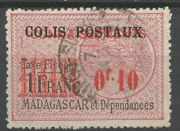 MADAGASCAR COLIS POSTAUX N° 2 OBL / Used / Signé CALVES - Autres & Non Classés