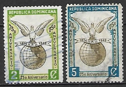 DOMINICAINE      -     U. P. U.   /    COLOMBE       -    Oblitérés - UPU (Union Postale Universelle)