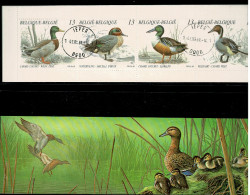 1989 B19 (2332-2335)(Ieper) Postfris Met Filatelistische Stempel / MNH Avec Cachet Philatéliques : Eenden/Nature Canards - 1953-2006 Moderne [B]