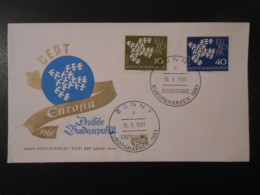 ALLEMAGNE YT FDC 239/240 EUROPA 1961 - 1961
