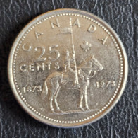 CANADA- 25 CENTS 1873- 1973 ROYAL CANADIAN MOUNTED POLICE (3) - Canada