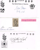 JEUX OLYMPIQUES - AUTOGRAPHES DE MEDAILLES OLYMPIQUES - CONCURRENTS DES ETATS-UNIS  - - Autogramme