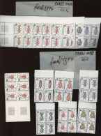 10  X   Taxes. Insectes. Valeur Postale 165 FF Soit  24,50 €   Jolie Gravure. Bugs Insects Punaises - 1960-.... Mint/hinged