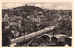 Plauen I.V. - Friedrich Augustbrücke Mit Bärenstein Gel.1940 MWST - Plauen