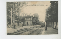 JONCHERY SUR VESLE  - Arrivée Du Train à La Gare - Intérieur De La Gare - Jonchery-sur-Vesle