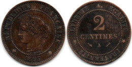 MA 28323 /   2 Centimes 1895 A TTB - 2 Centimes