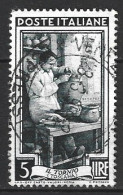 ITALIE. N°575 Oblitéré De 1950. Céramiste. - Porcelain