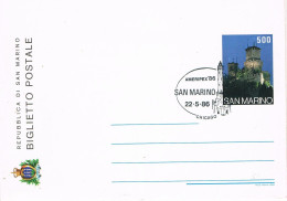 52610. Entero Postal SAN MARINO 1986.  AMERIPEX 86 De Chicago. - Storia Postale