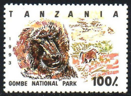 TANZANIE Singes, Singe, Chimpanzés Yvert N° 1445 Neuf Sans Charnière ** MNH - Chimpansees