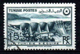 Tunisie - 1949 -  Barrage Sur L' Oued Mellegue - N° 330  - Oblit - Used - Oblitérés