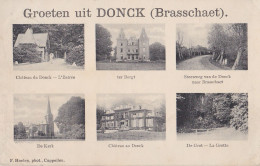 DONCK - BRASSCHAAT EKEREN - 1912 MULTIVIEW - 6 ZICHTEN - HOELEN KAPELLEN ONGENUMMERD - Brasschaat